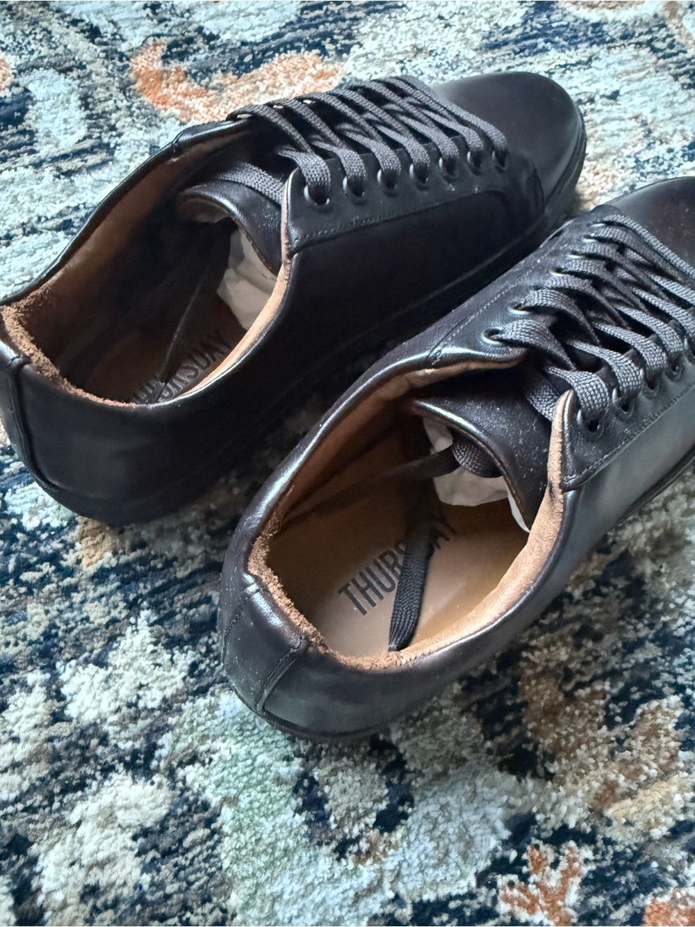 Thursday Boot Company Dark Brown Leather Sneakers - Picture 3 of 10